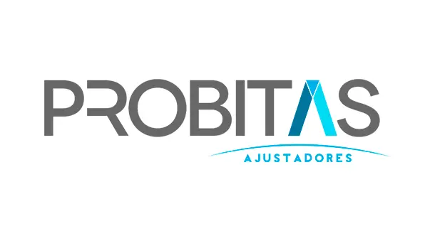 Diseño logo ajustadora seguros, corredora de seguro probitas