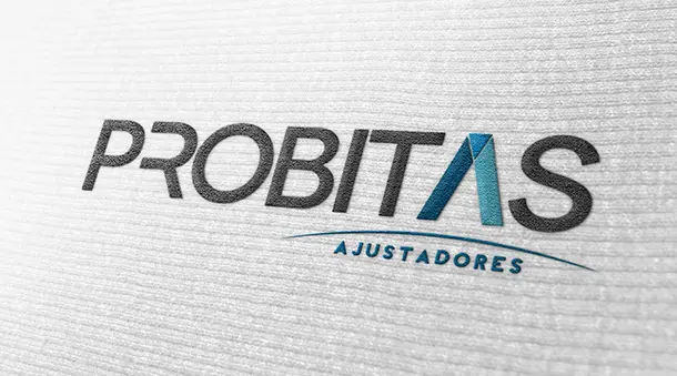 Diseño logo ajustadora seguros, corredora de seguro probitas