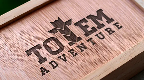 Diseño logo turismo aventura, Totem Adventures