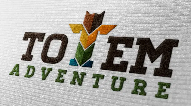 Diseño logo turismo aventura, Totem Adventures