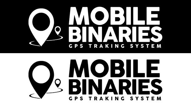 Logo gps Mobile Binaries gps tracking gps app empresa gps