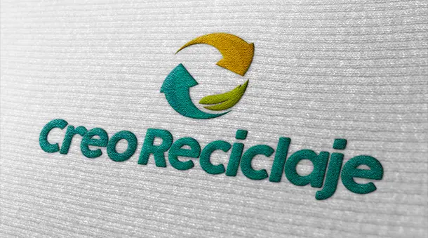 Logo empresa de reciclaje creareciclaje